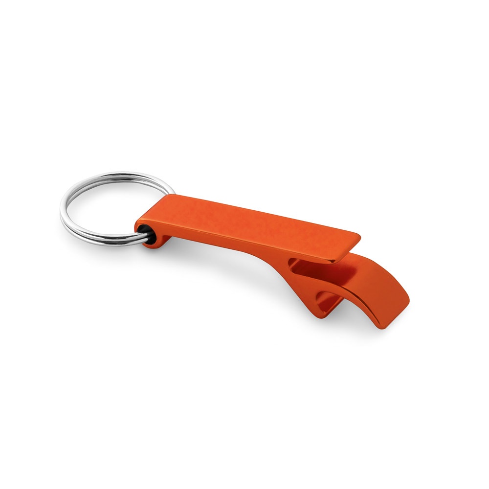BAITT. Aluminium sleutelhanger met capsule-opener - Oranje