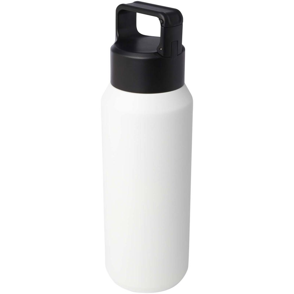 Astra 600 ml RCS-gecertificeerde waterfles van gerecycled roestvrij staal met koperen vacuümisolatie (geschikt voor koolzuurh - Wit
