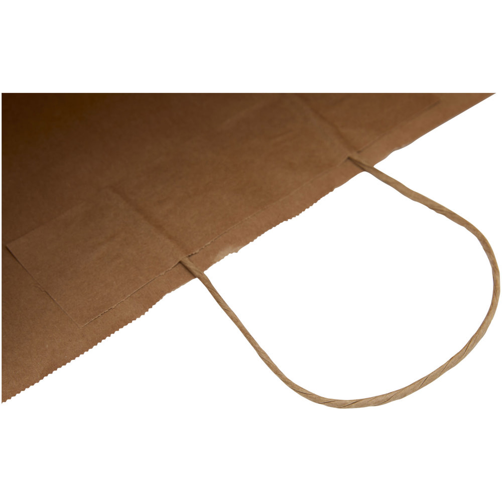 Papieren tas 80-90 g/m2 gemaakt van kraftpapier met gedraaide handgrepen - 34 x 20 x 35 cm