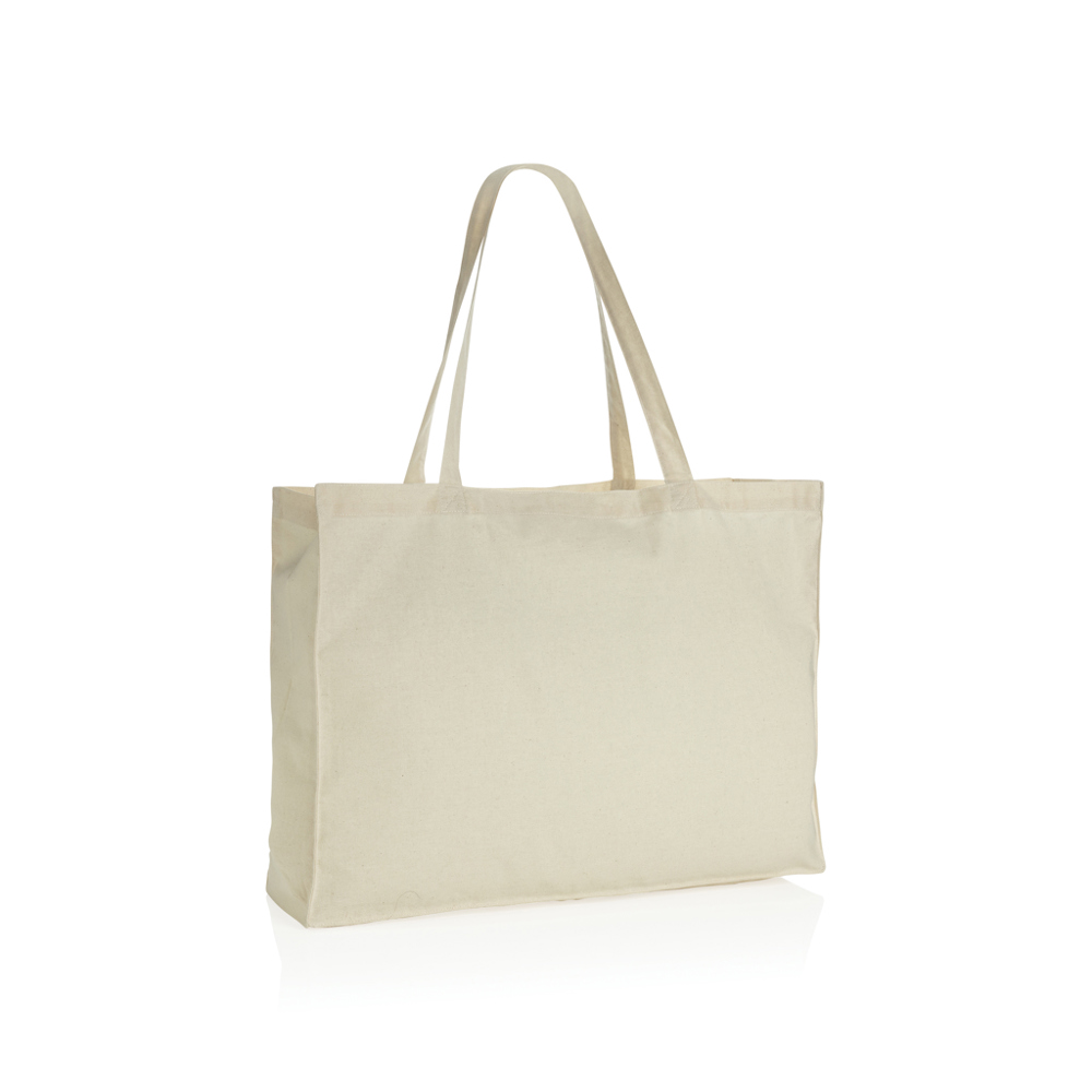 Impact AWARE ™ gerecycled katoenen shopper 145gsm - gebroken wit (± PMS Natural)