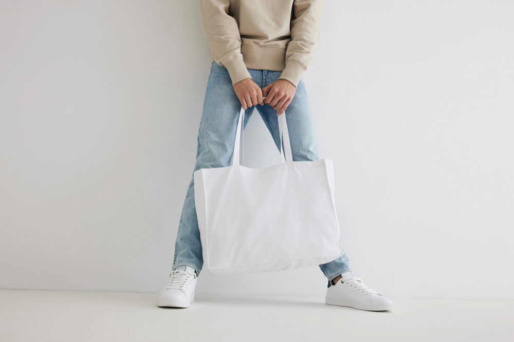 Impact AWARE ™ gerecycled katoenen shopper 145gsm