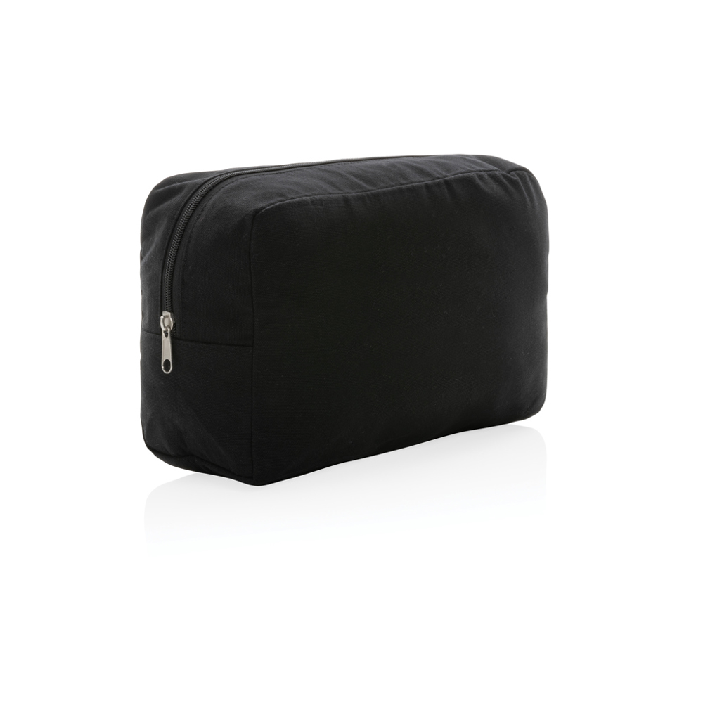 Impact Aware™ 285 gsm rcanvas toilettas ongeverfd - zwart (± PMS Black)