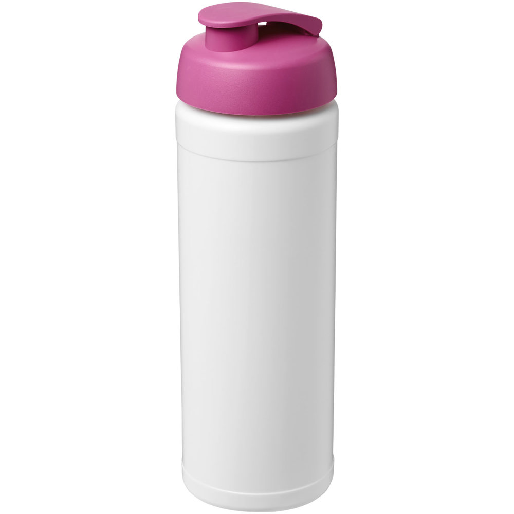 Baseline® Plus 750 ml sportfles met flipcapdeksel - Wit, Roze