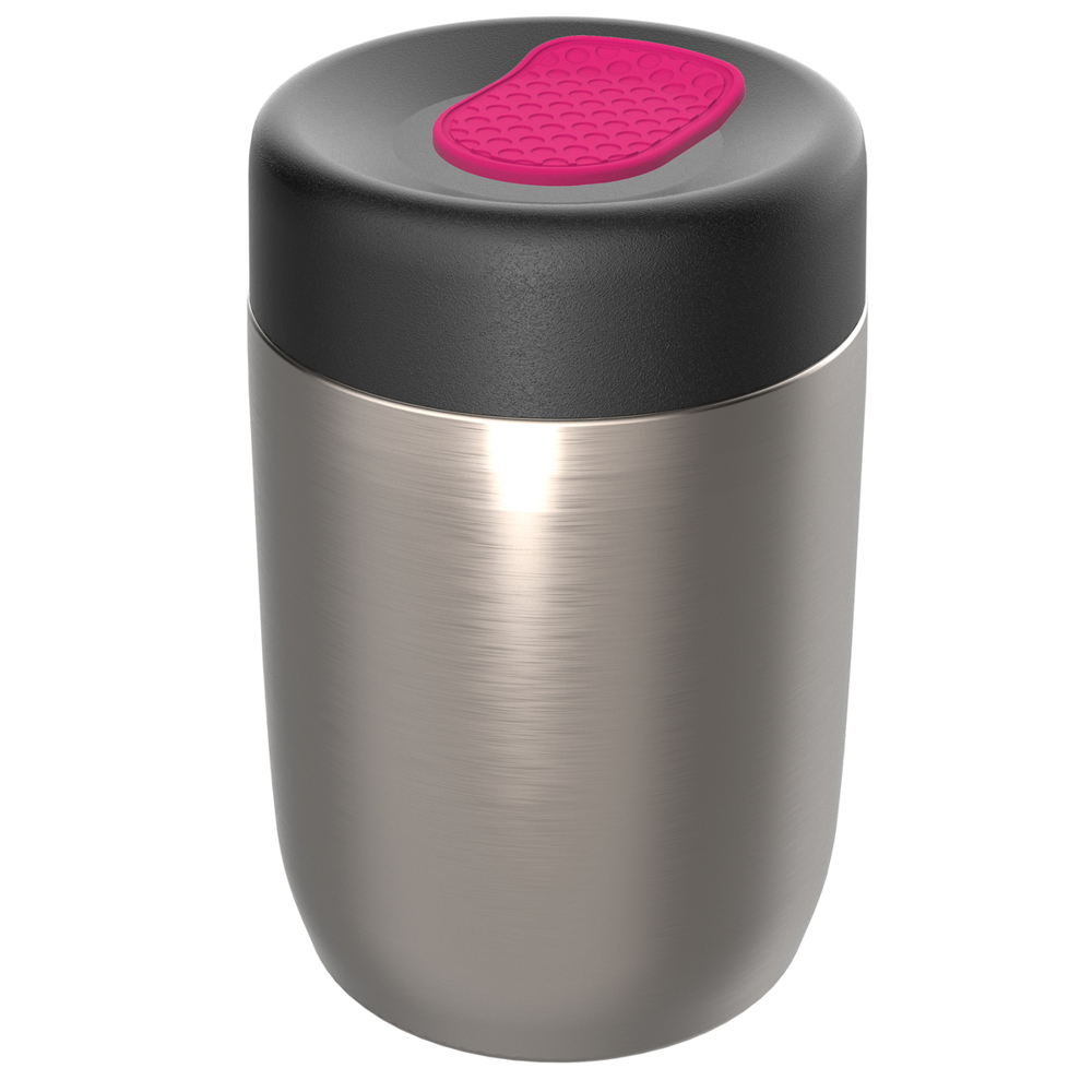 Thermo lunchpot RE98-myNIZZA - zwart, zilver, magenta