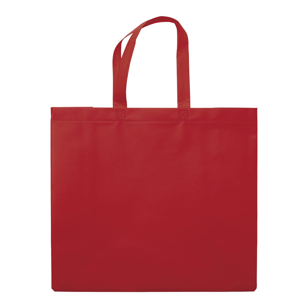Draagtas gelamineerd non-woven groot 105g/m² - Rood