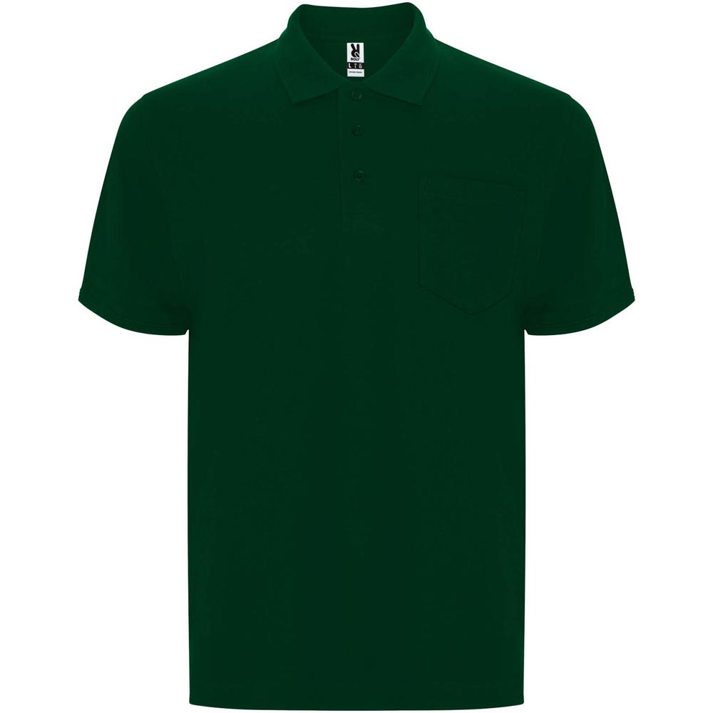 Centauro 220 g/m² Premium unisex polo met korte mouwen - Flessengroen
