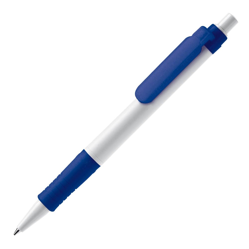 Balpen Vegetal Pen hardcolour - Wit / Donkerblauw