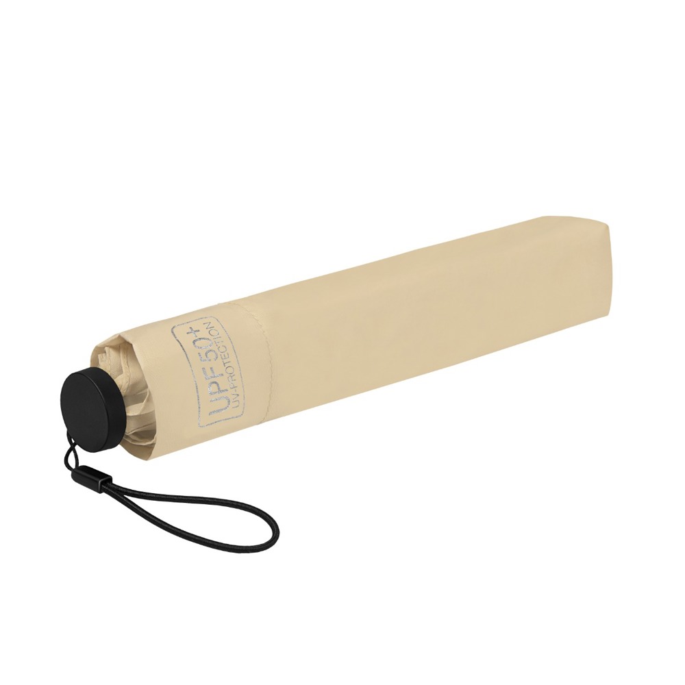 FALCONETTI - Opvouwbare zomerparaplu - Handopening - Windproof - 91 cm - Warm beige