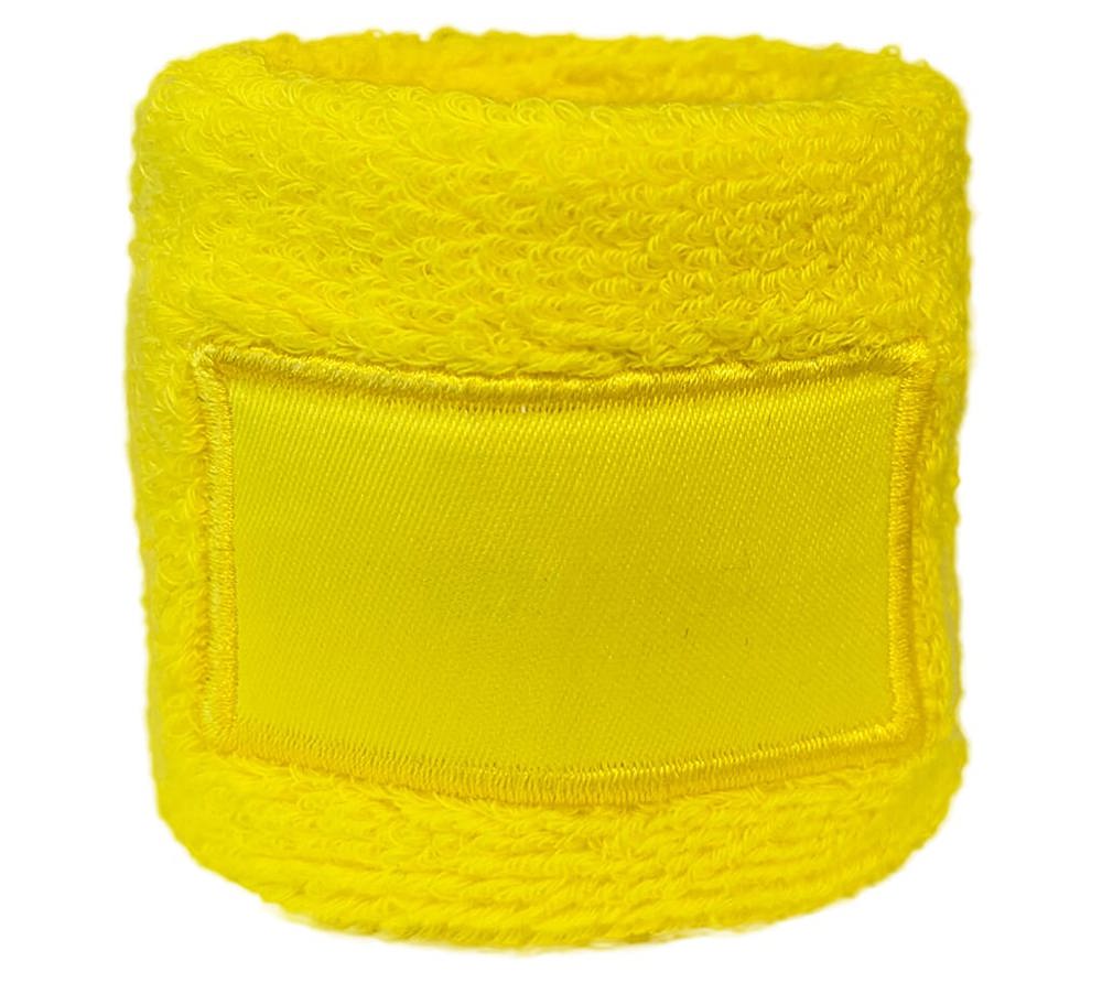 Nilton's Polsband met label - Geel (PMS 101c) / Geel