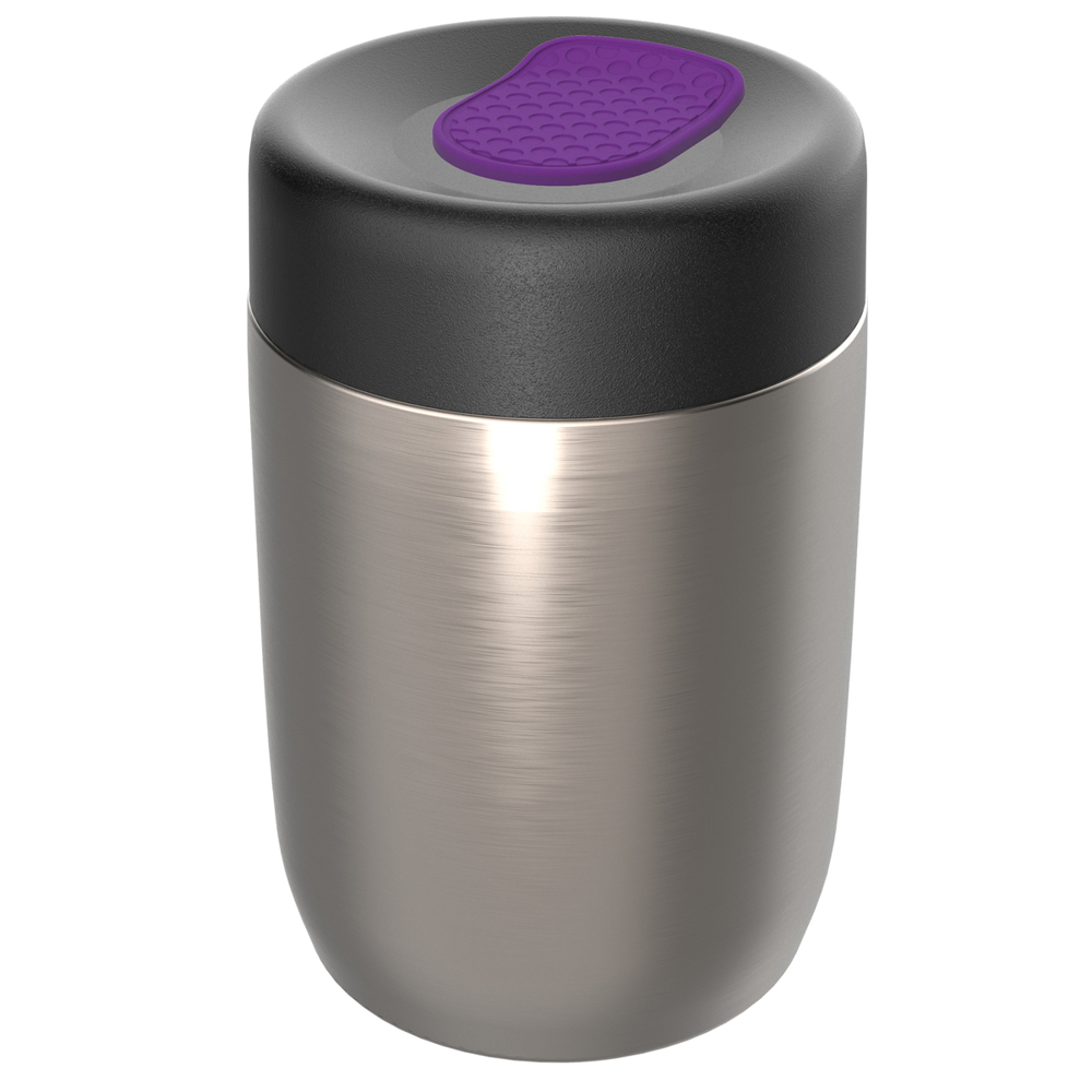 Thermo lunchpot RE98-myNIZZA - zwart, zilver, paars