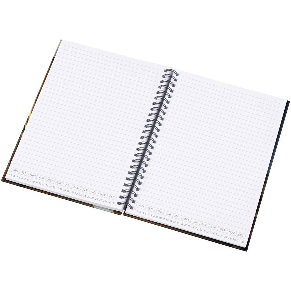 Desk-Mate® A5 ongedateerde agenda met harde kaft