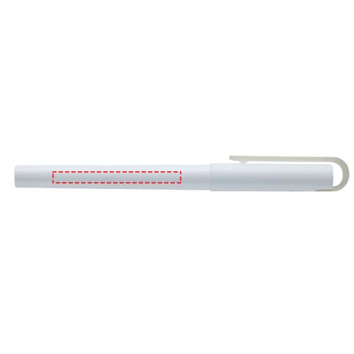 Mauna gel balpen van gerecycled PET (zwarte inkt)