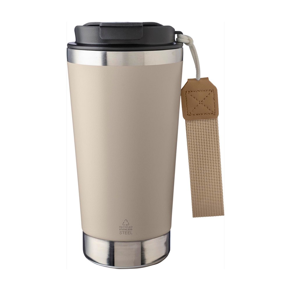 Dubbelwandige thermosbeker Kayla | Gerecycled | 500 ml