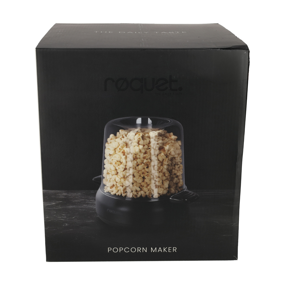 RØQUET Popcorn Maker Zwart