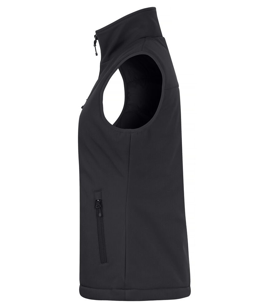 Clique - Padded Softshell Vest Women Zwart XXL