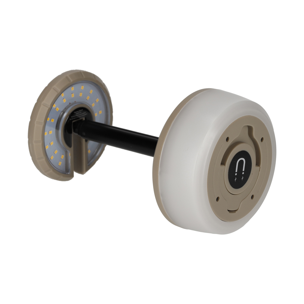 NORLÄNDER 2-in-1 Uitschuifbare LED Lamp & Slinger Taupe