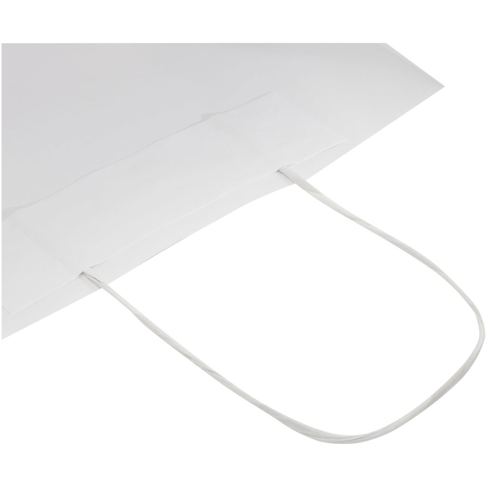 Papieren tas 120 g/m2 gemaakt van kraftpapier met gedraaide handgrepen - 24 x 9 x 24 cm