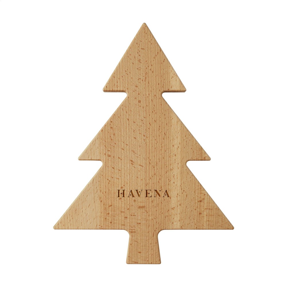 Bowls en Dishes - Puur Hout - Kerstboom serveerplank