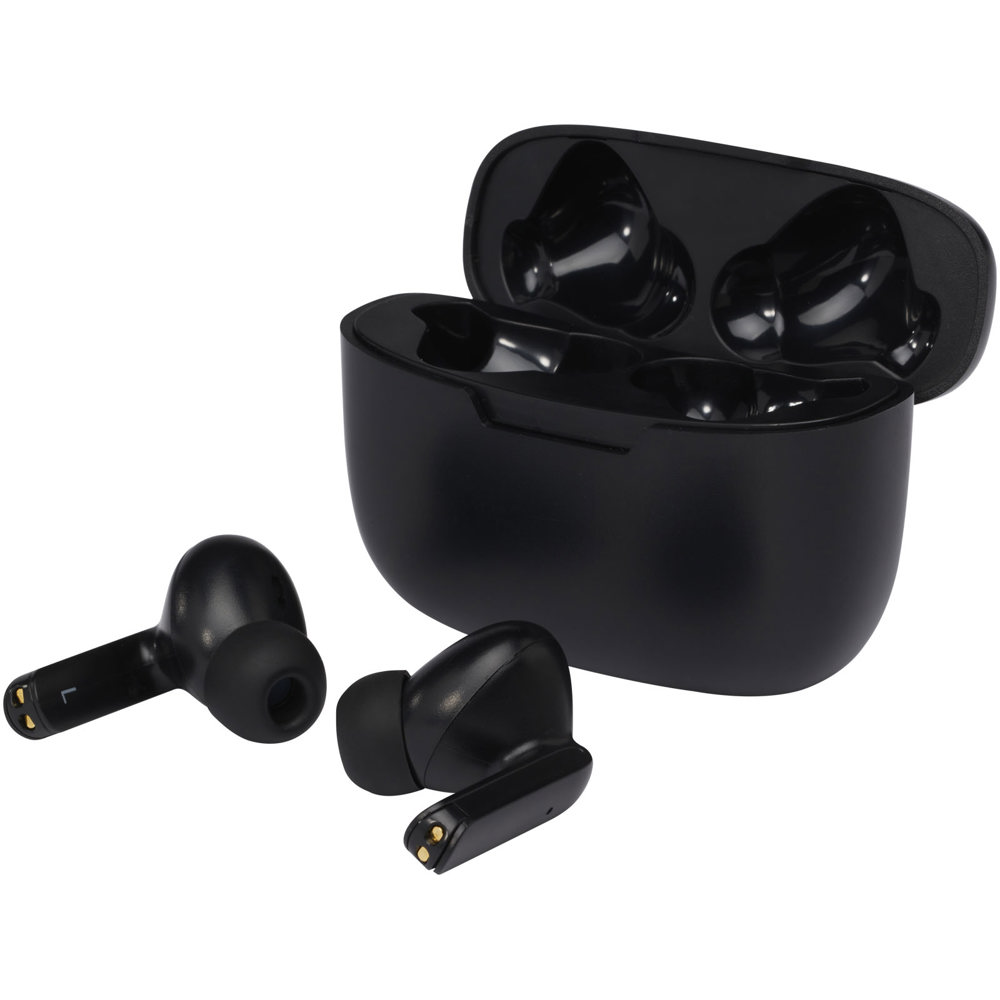 Essos 2.0 True Wireless automatisch koppelende oordopjes met houder - zwart