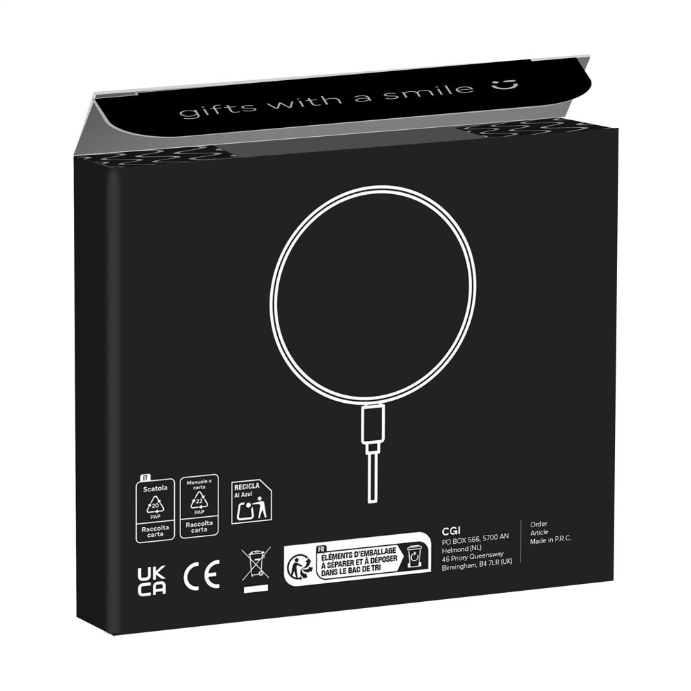 Bamboo 10W Wireless Charger draadloze snellader