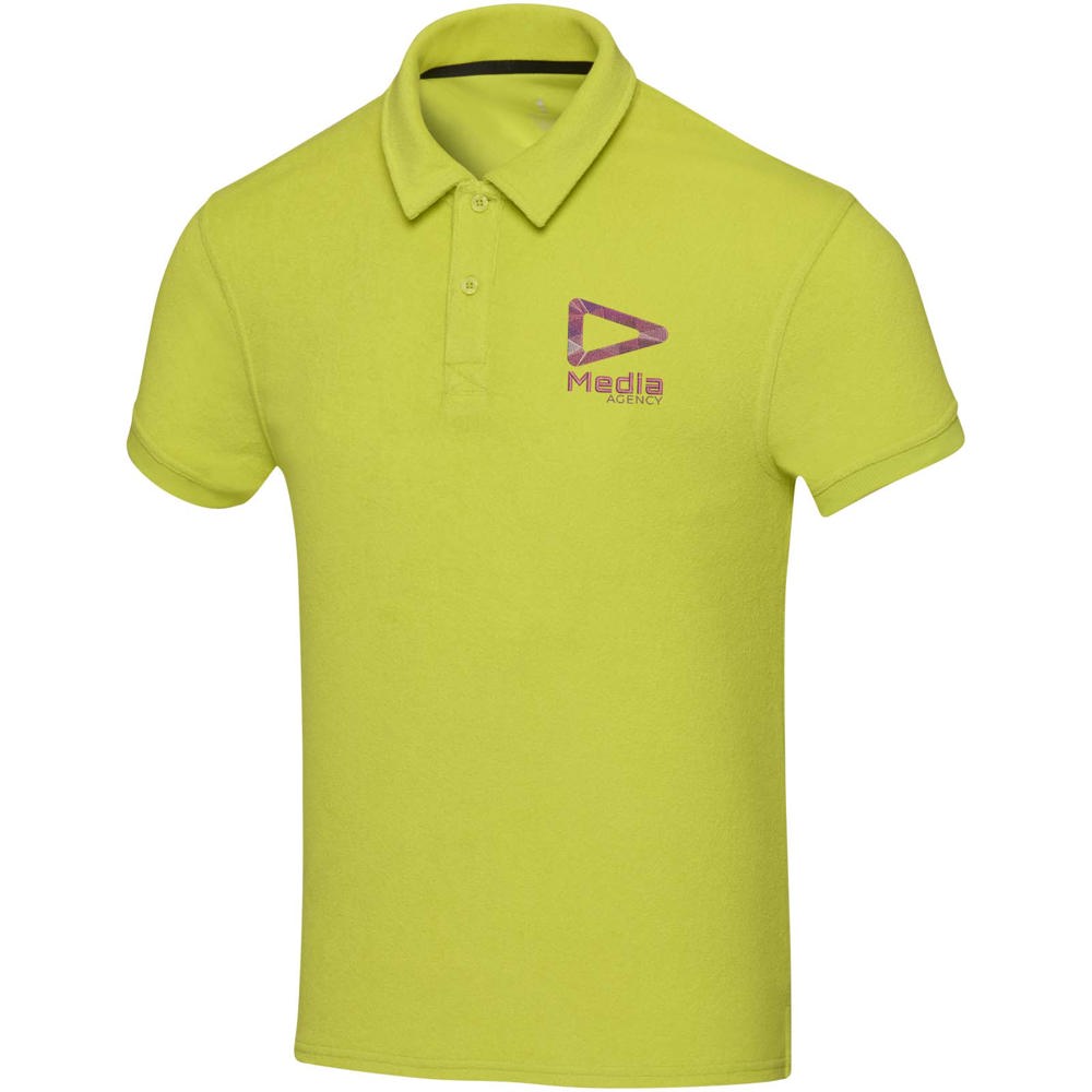 Akoya gerecyclede terry unisex polo