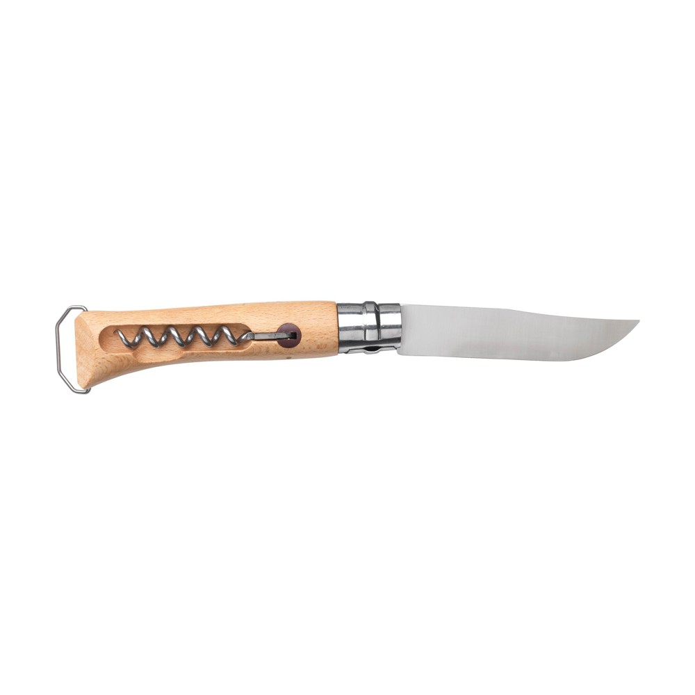 Opinel No 10 Kurkentrekker Flesopener in sleeve