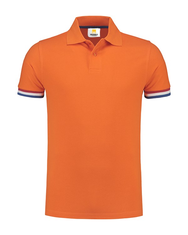 Lemon & Soda Flag Polo - Orange NL flag