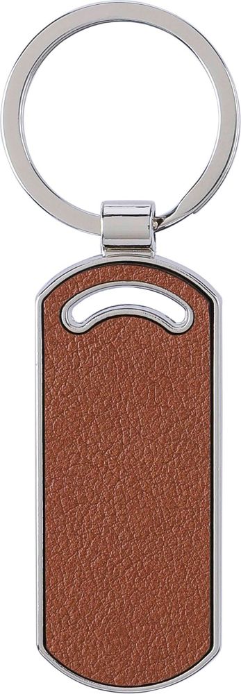 Sleutelhanger Jill | Leer | Ovaal - bruin