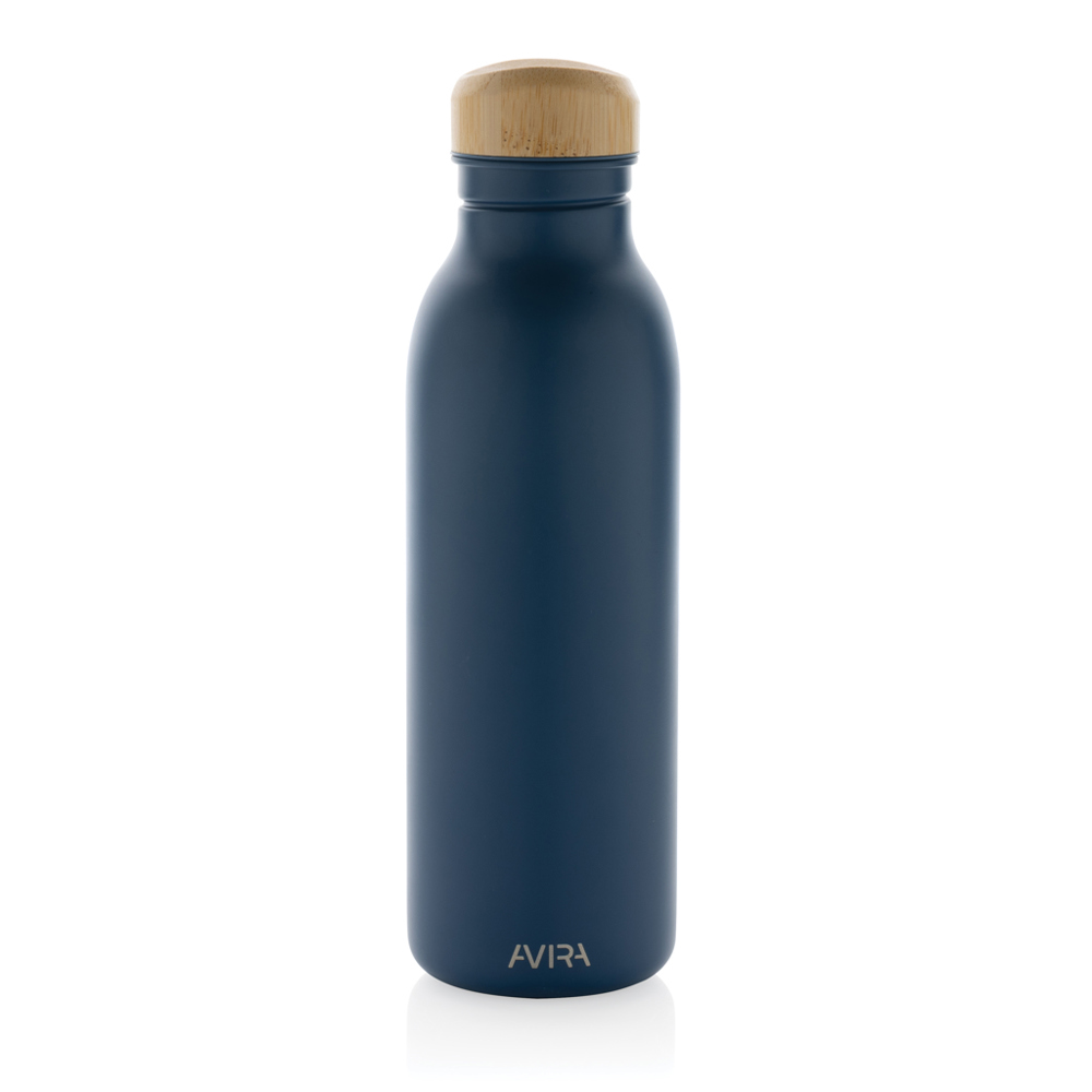 Avira Alcor RCS gerecycled RVS enkelwandige waterfles 600ML