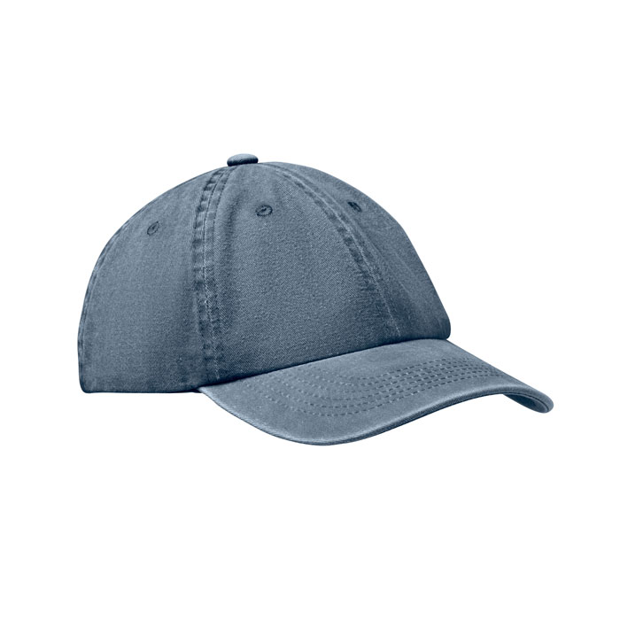 BEAU - 6 panelen baseballcap 265gr/m² - Blauw