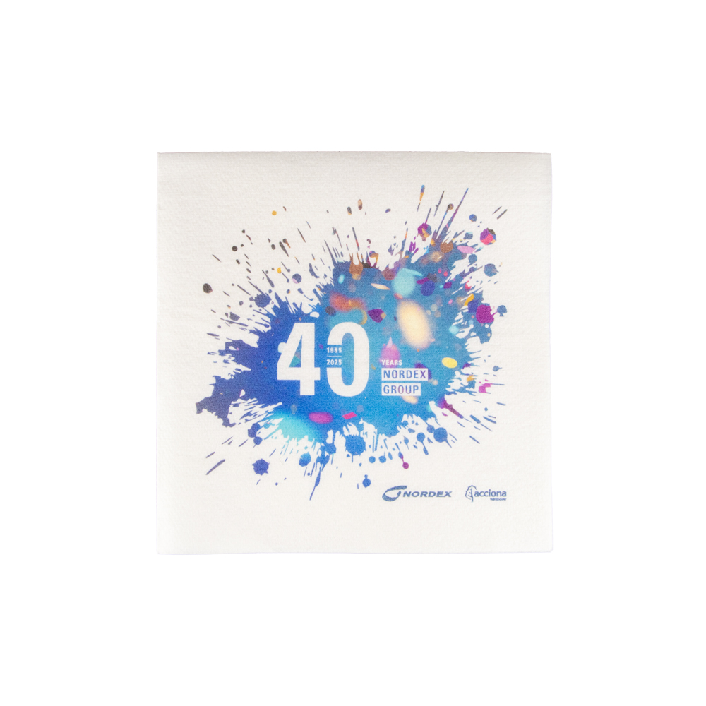 Servetten airlaid 40 x 40 cm (20 x 20 cm) 1/4 vouw - wit