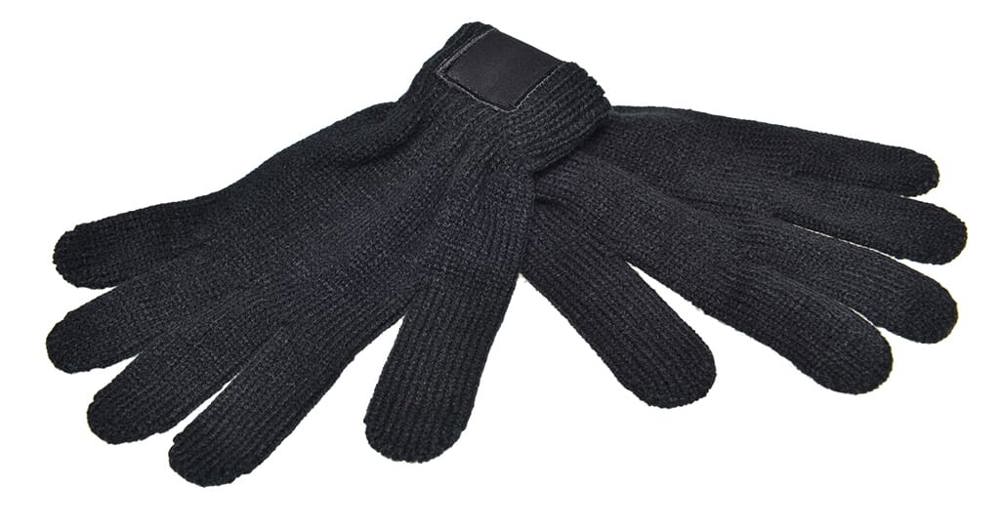 Gebreide handschoenen met label