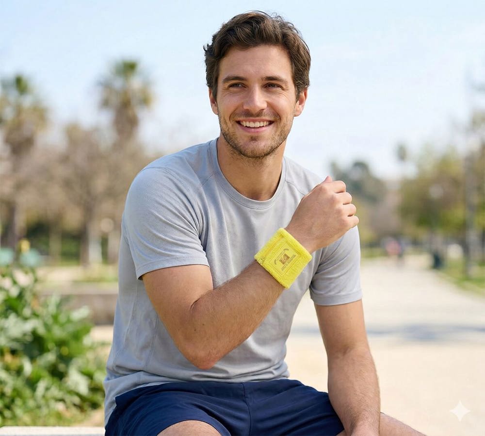 Nilton's Polsband met label en ritsvakje