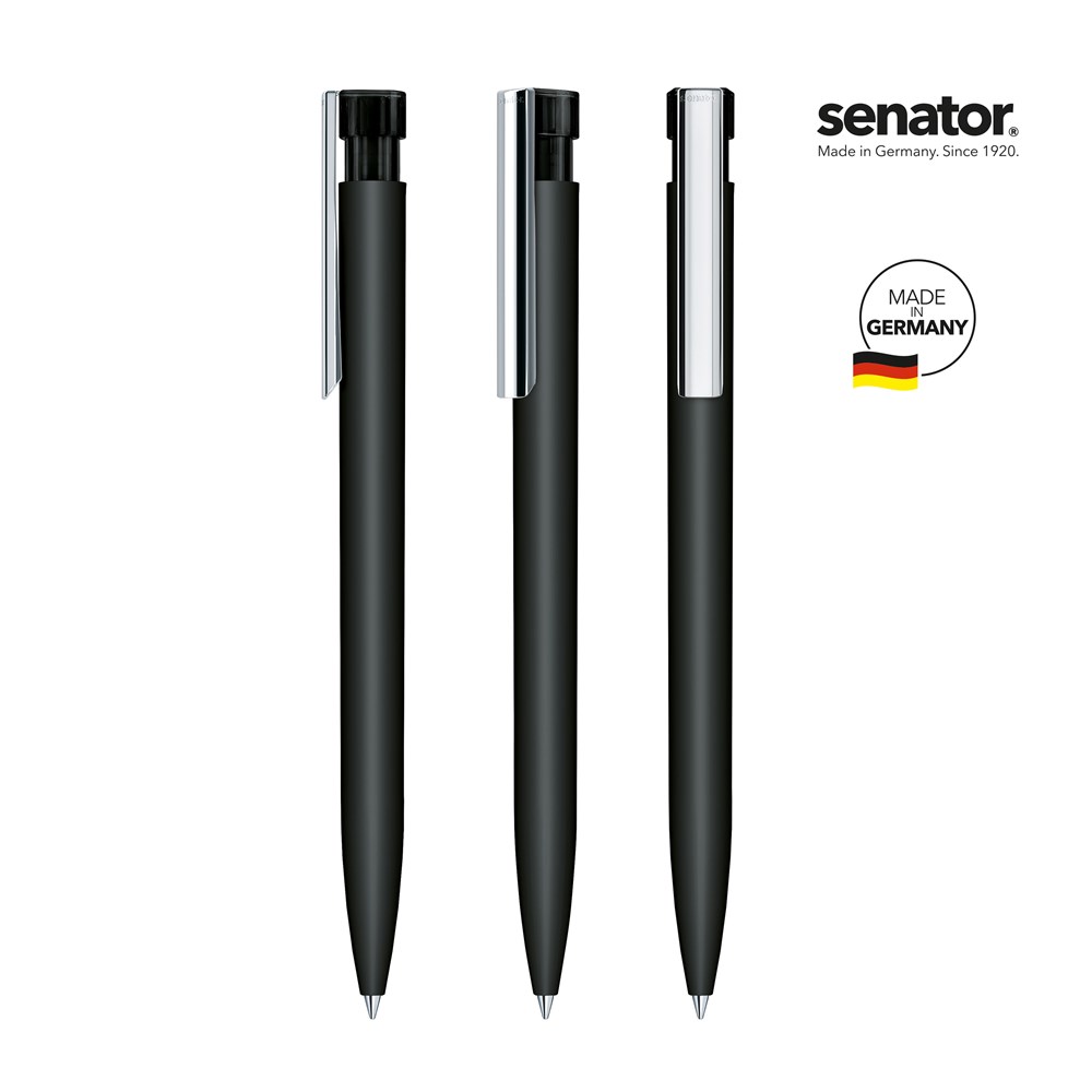 senator® Liberty Soft Touch MC balpen - Zwart