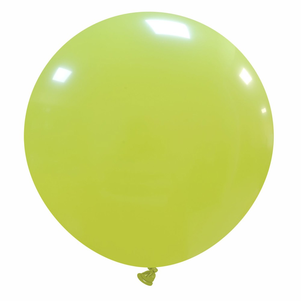 Reuzenballonnen bedrukt - Ø 120 cm / omvang 375 cm / 47 inch - Midden groen (07)