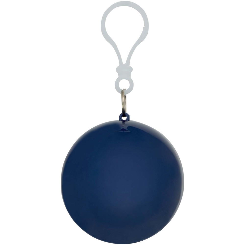 Fog poncho in ronde plastic verpakking met karabijnhaak