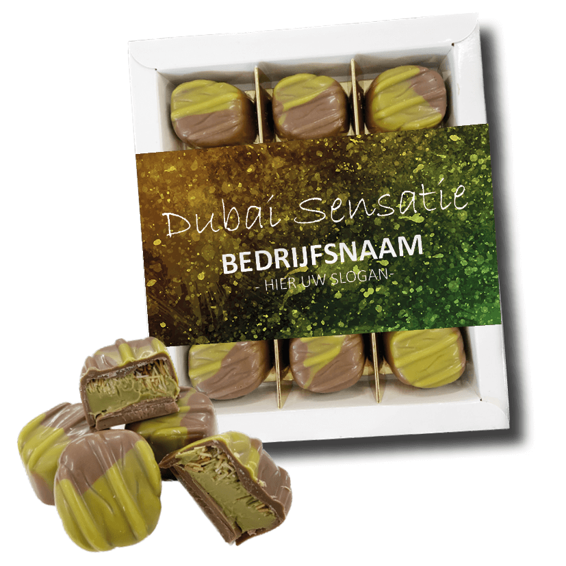 12 DUBAI bonbons in geschenkdoos