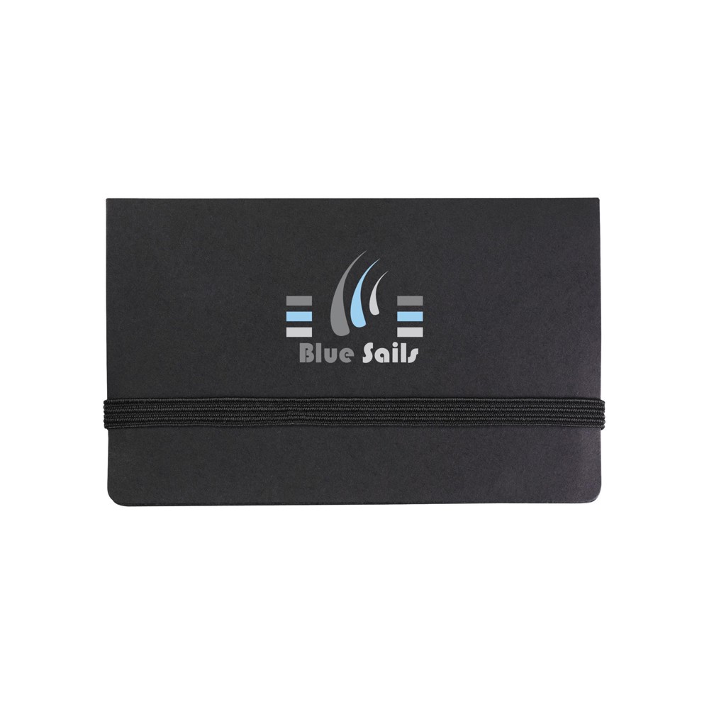 NotePad memoboekje - zwart (± PMS Black)
