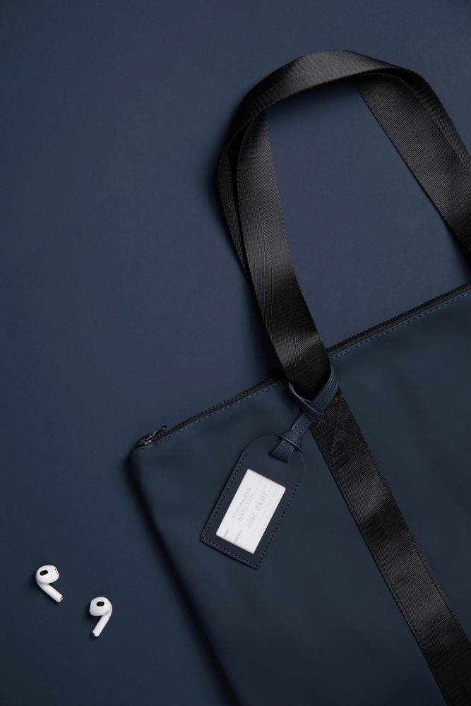 VINGA Baltimore RCS recycled polyester bagagelabel