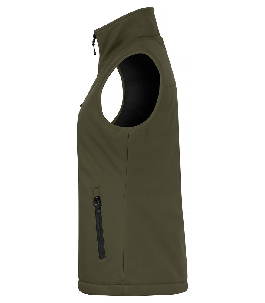 Clique - Padded Softshell Vest Women Mistgroen XXL