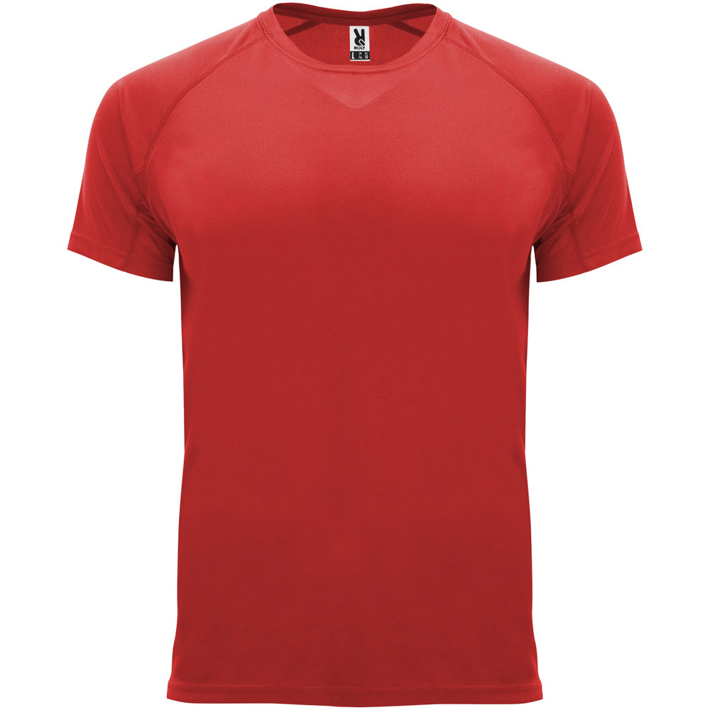 Bahrain 135 g/m² sportshirt met korte mouwen voor kinderen - Rood