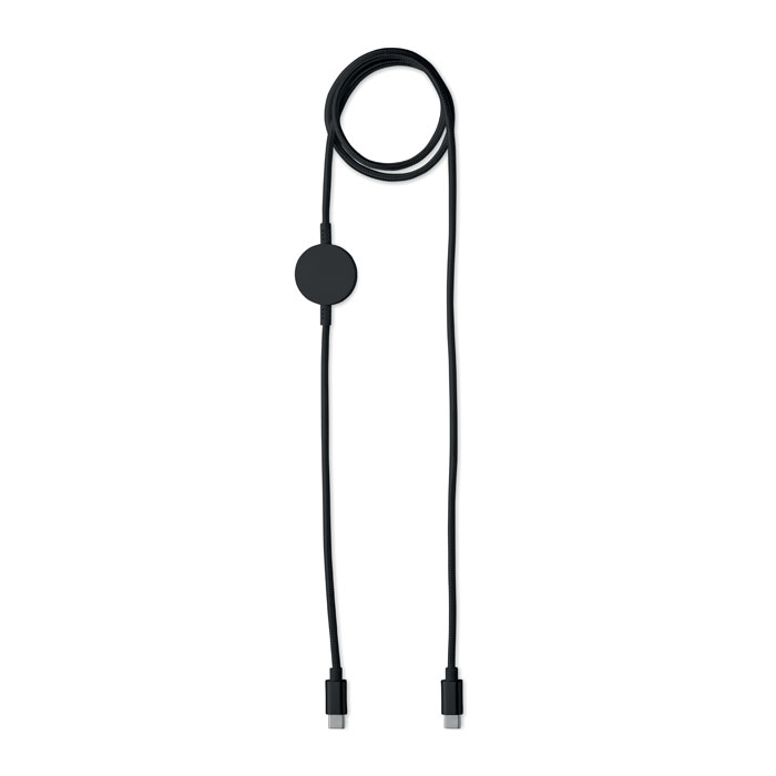 ARGER - 60W kabel & horloge-oplader - Zwart