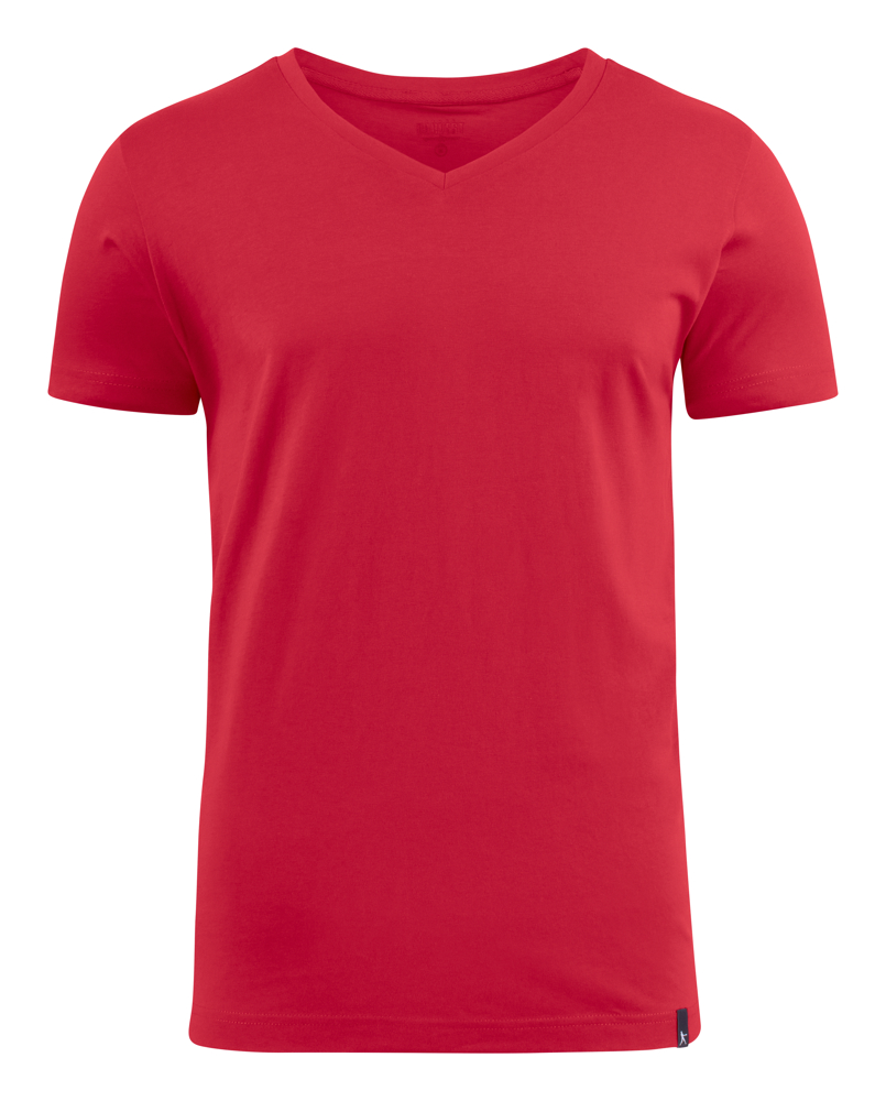 American V T-Shirt Heren - Rood