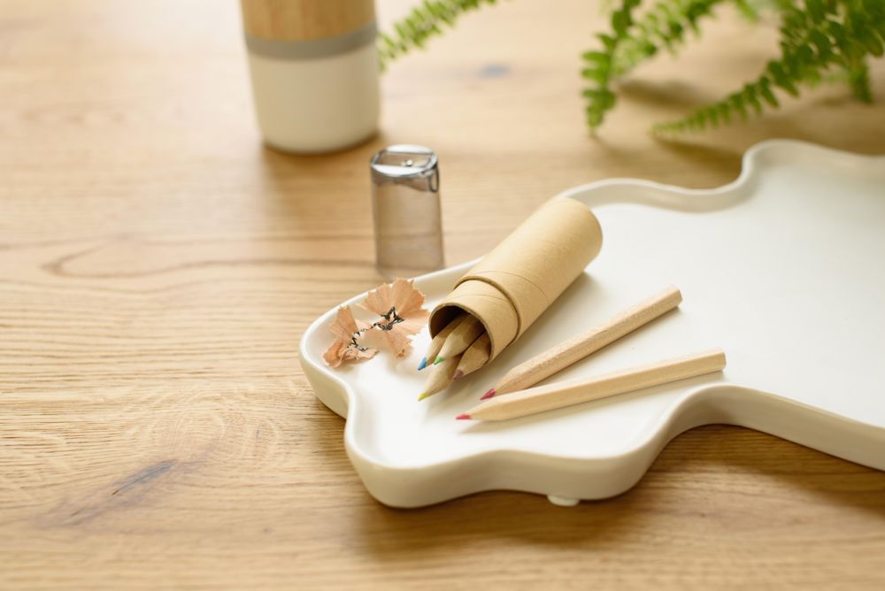 Kleurpotloden set Libbie | Gerecycled karton | 6 stuks