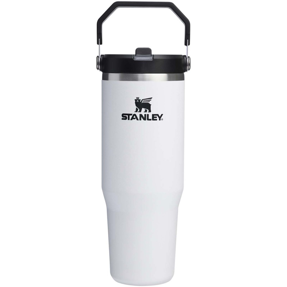 Stanley IceFlow™ 2.0 890 ml geïsoleerde roestvrijstalen beker met uitklapbaar rietje - Wit