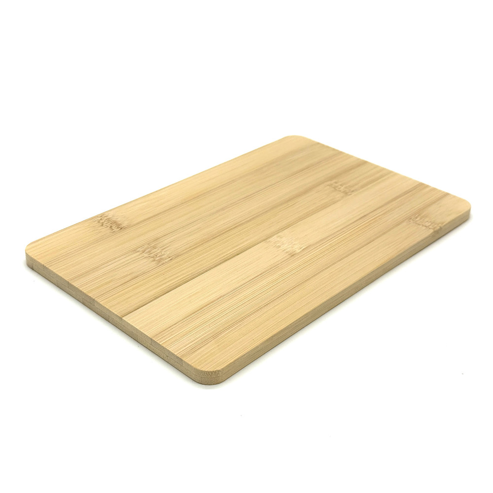 Plank rechthoekig bamboe 22x14 cm