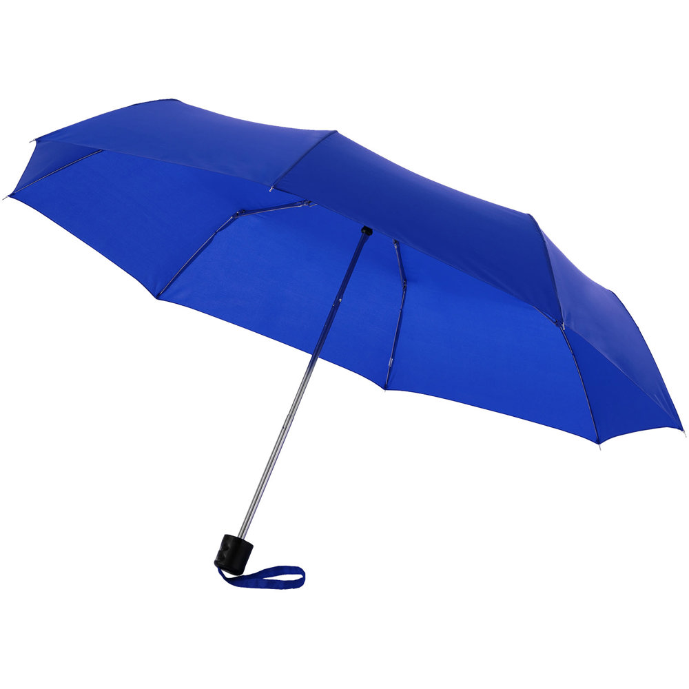 Ida 21.5'' opvouwbare paraplu - Koningsblauw