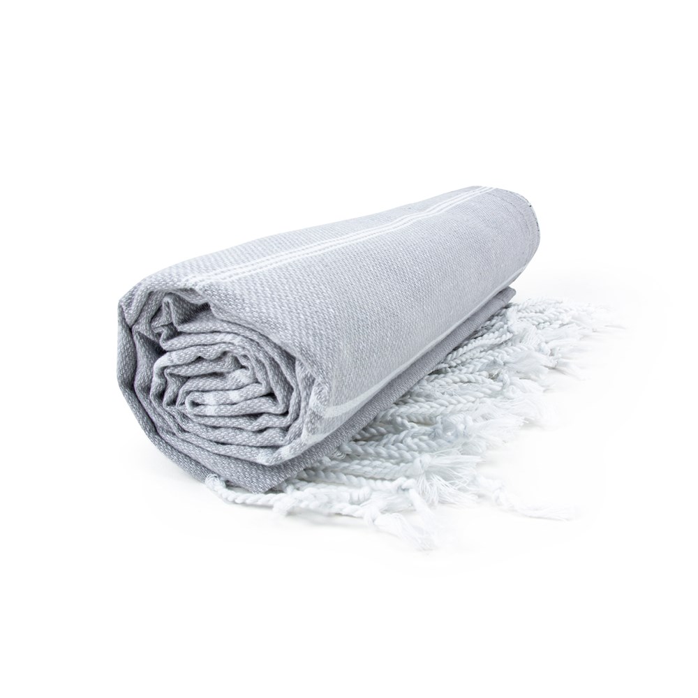 Hamam Sultan Towel - Lichtgrijs/wit