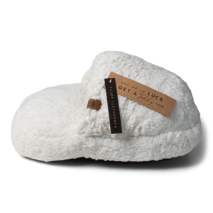 JENS Living Teddy Voetenwarmer Wit