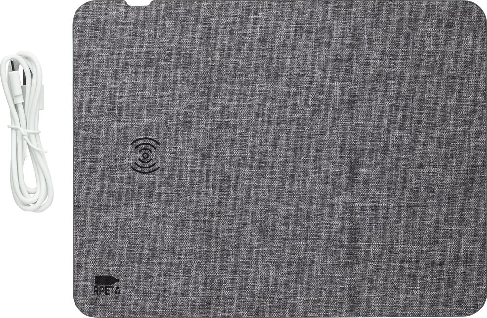 Draadloze oplader Selene | Gerecycled | Muismat